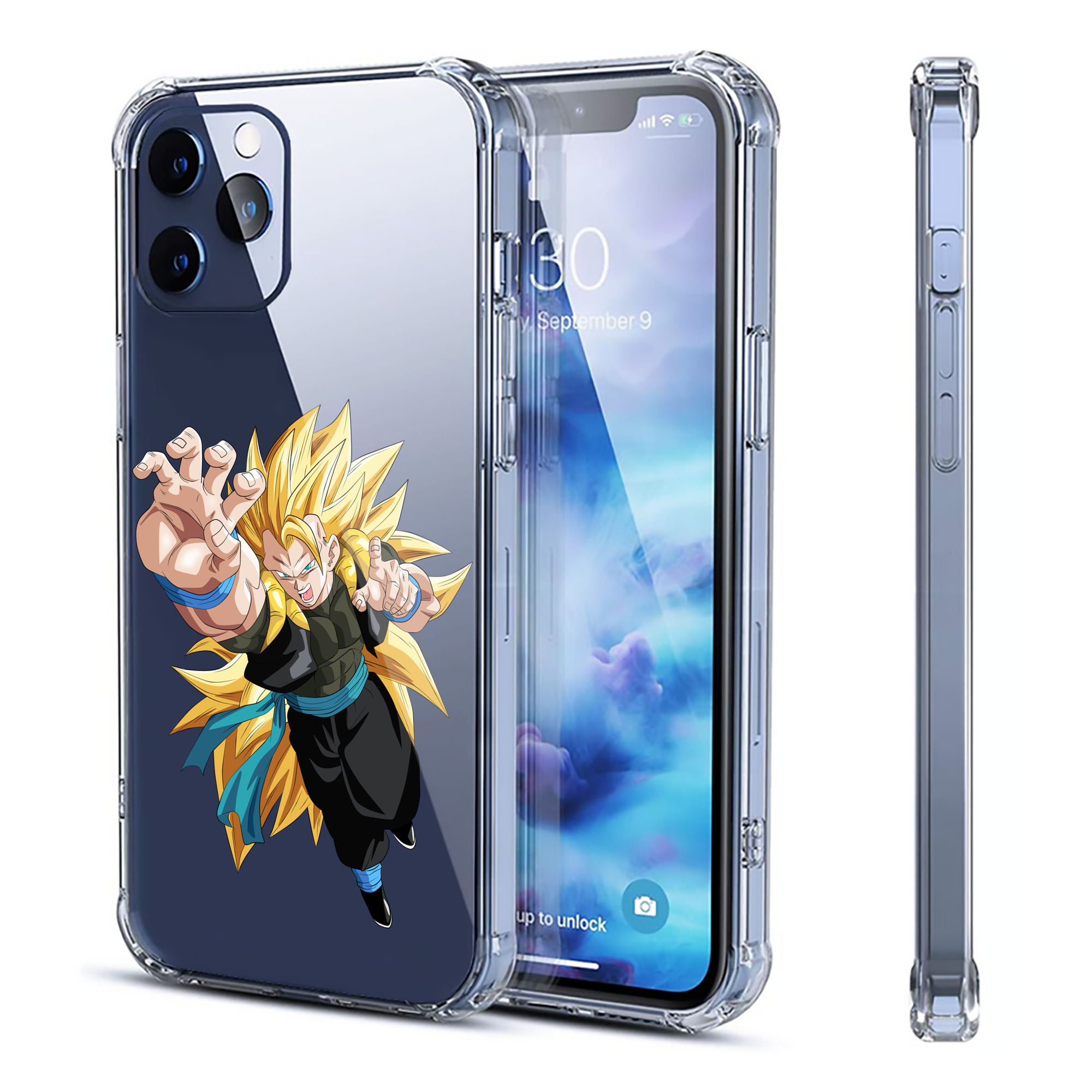 （画像用） ドラゴンボール ベジータ四世（Bejīta Yonsei）DRAGON BALL Vegeta IV 【iPhone 12シリーズ対応】透明スマホケース（クリアソフトケース）